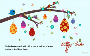 ... Easter Wallpapers,Easter Greetings in White Background And Quote