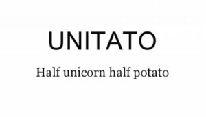 funny, potato, quote, unicorn