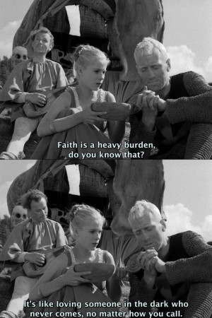 The Seventh Seal by Ingmar Bergman, 1957, at around 00:55:00