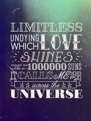 across the universe love quotes