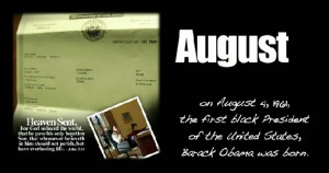 Obama Calendar Touts President as 'Heaven Sent,' Quotes John 3:16