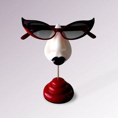Goth eyeglass stand table top decor women's eyewear accessories ...