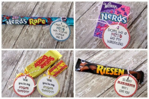 printable valentine candy labels - the nerd rope one is my fav.
