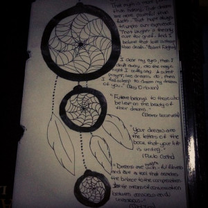 Dream Catcher Drawings with Quotes