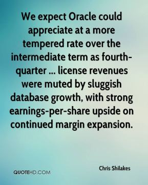 ... growth, with strong earnings-per-share upside on continued margin