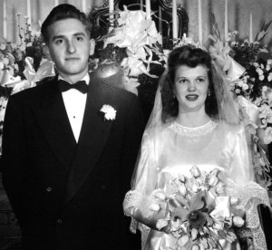 President Monson with his wife, Frances, on their wedding day. © 2011 ...
