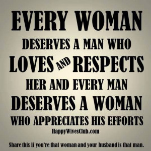 Every Woman Deserves A Man