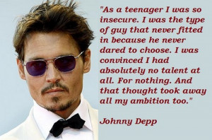 Johnny Depp quotes