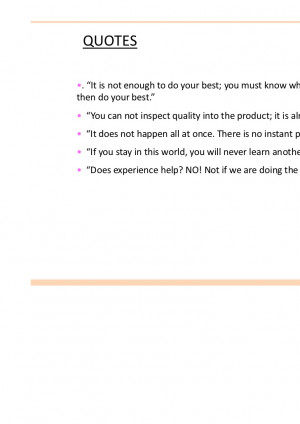 Quality Improvement Quotes Deming ~ W. Edwards Deming Process ...