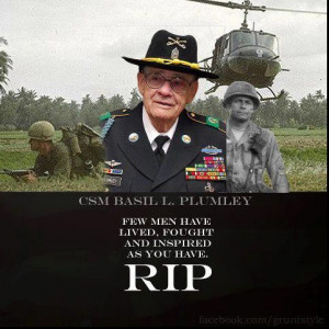 RIP Command Sargeant Major Plumley