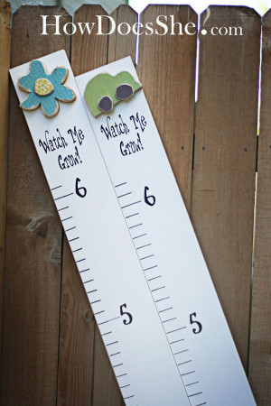Home / Kids Wall Quotes / Vinyl Sticker Growth Chart-Watch Me Grow