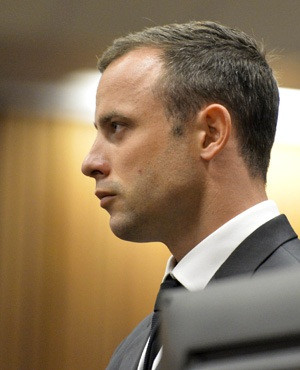 Oscar Pistorius is seen in the North Gauteng High Court. (Photo24)