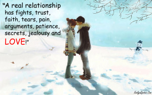 Real Relationship Has Fights, Trust, Faith, Tears, Pain. Arguments ...