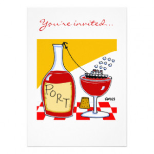 Funny Wine Cheese Tasting Party Invitations Temp