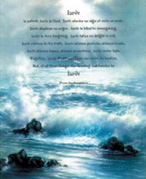 Corinthians (Bible Quote) Art Poster Print Mini Poster