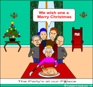 Funny Family Christmas Card Animated