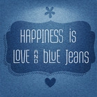 Dream Bigger, Dare to Freestyle, Wearing Blue Jeans Quote Typographic ...