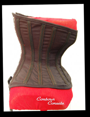 simple neck corset pattern