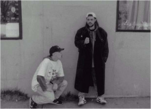 ... from Clerks featuring Jason Mewes (Silent Bob) and Kevin Smith (Jay