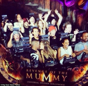 confirms it! Ariana Grande and Big Sean kiss as they ride on Revenge ...