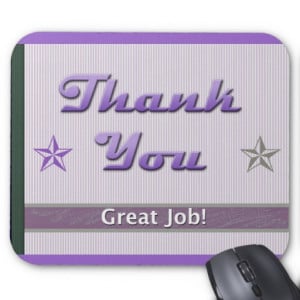 thank you mousepads employee recognition appreciation quotes ...