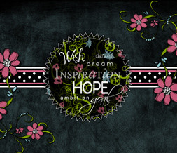 Black & Pink Flower Wallpaper - Pink & Black Quote Wallpaper ...