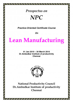 Npc Lean Manufacturing picture