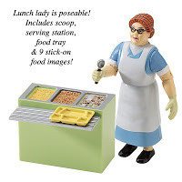 lunch lady action figure we all remember the lunch lady from the ...