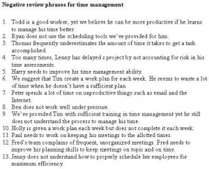 Free Employee Review Phrases; Performance Appraisal Self Evaluation ...