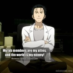 quotes steins gate more steins gates ˊᗨˋ anime quotes stein gates ...