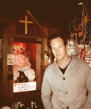 ... who played Ed Warren in The Conjuring with the real Annabelle doll