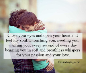 Your My Heart and Soul Quotes