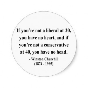 Winston Churchill Quote 15a Sticker