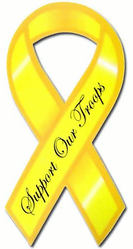 Yellow Ribbon Support Our Troops