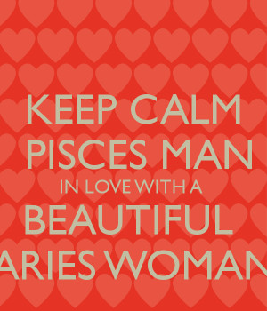 keep calm and love a pisces woman