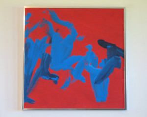 LEAP OF FAITH Abstract Horse Artist Painting in Acrylic ...