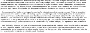 essay on Personal Thoughts on Maya Angelou's Graduation