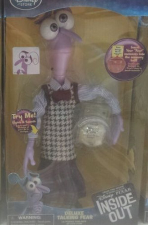 Disney Pixar Inside Out Deluxe Talking Fear Doll 10