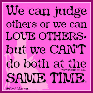 Bible Quotes About Judging Others