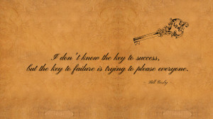 don't know the key to success... quote wallpaper