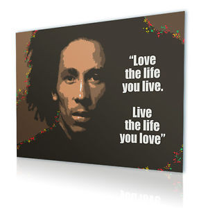 GIANT-Canvas-Bob-Marley-wall-Quotes-Inspiration-Text-Typographic ...