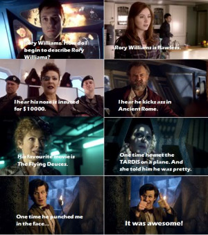 Funny Rory Williams Quotes