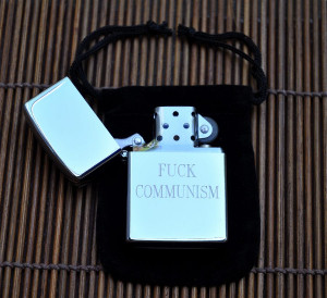 CK Communism Preacher Comic Cigarette Lighter Opened, with Black ...