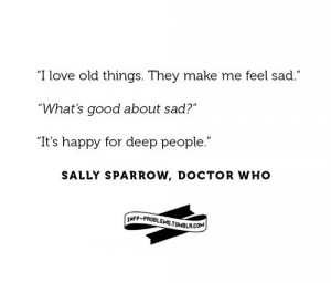 Sad is happy for deep people
