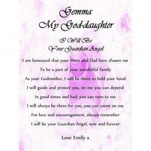 Happy Birthday Godmother Poems Personalised