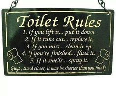 ... funny bathroom quotes toilets rules funny stuff funny quotes plaque