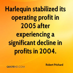 Harlequin Stabilized Its Operating Profit In 2005 After Experiencing A ...