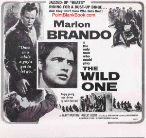 Original ad for The Wild One in which 4th billed Lee Marvin is shown ...