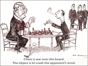 In life, unlike chess, the game continues after checkmate.