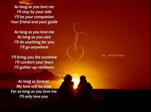 You Me and the Sunset Valentines Day Poem
